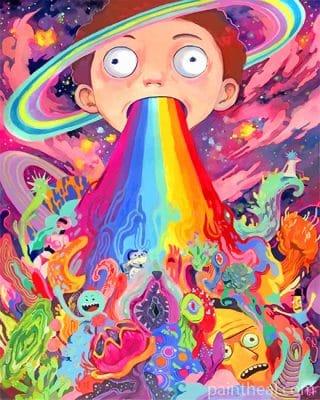 Morty Smith Rainbow NEW Painting By Numbers Kits