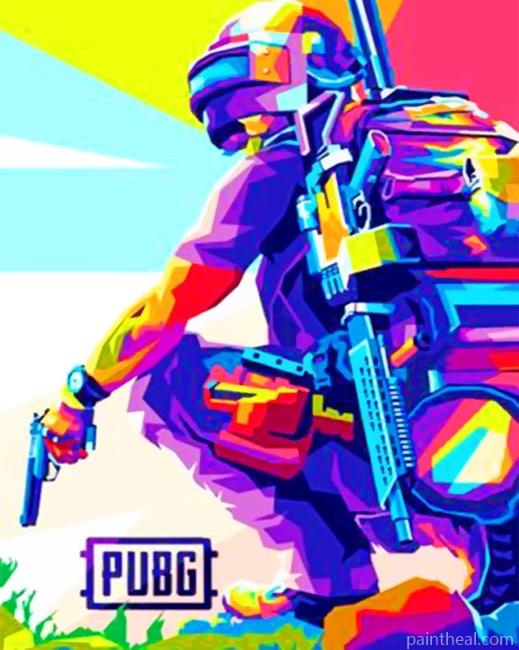 Pubg Pop Art NEW Painting By Numbers Kits