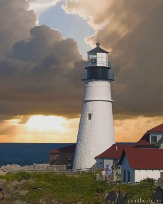 Portland Head Lighthouse NEW Painting By Numbers Kits
