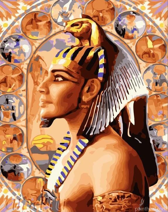 Egyptian Pharaoh People Painting By Numbers Kits