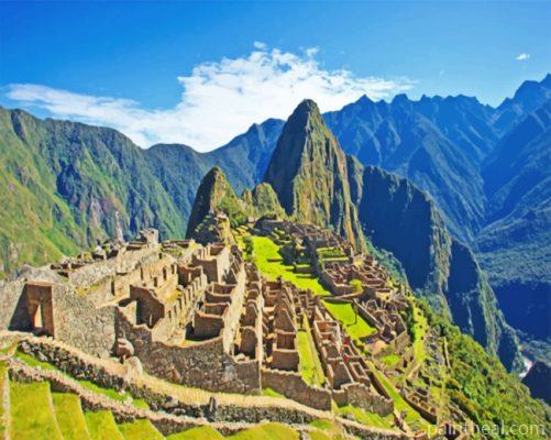 Machu Picchu Peru Painting By Numbers Kits