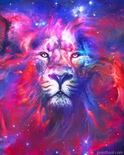Nebula Lion NEW Painting By Numbers Kits