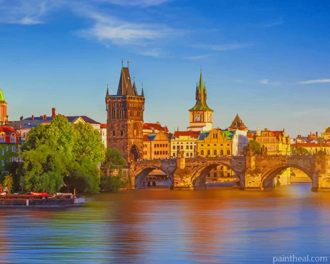 Prague Castle NEW Painting By Numbers Kits