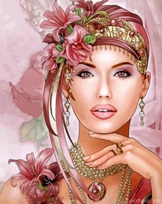 Deco Lady Painting By Numbers Kits
