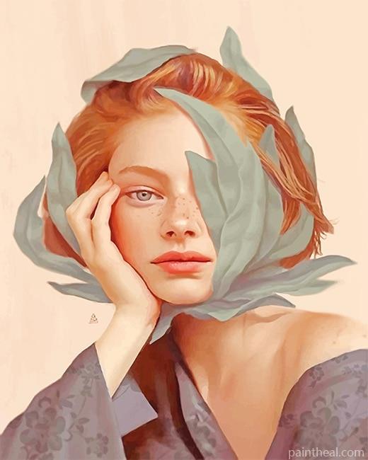 Girl Surrealist Art NEW Painting By Numbers Kits
