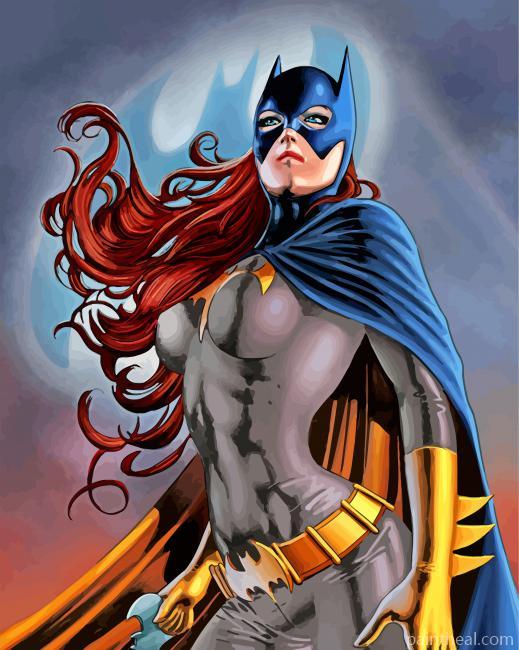 Batgirl Marvel Painting By Numbers Kits