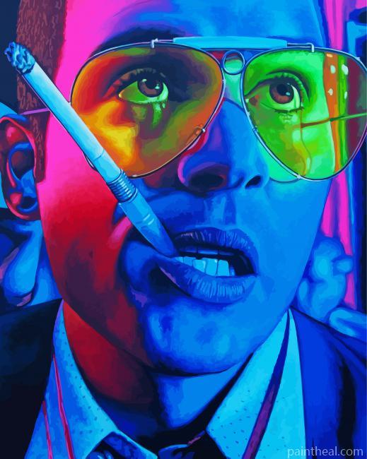 Cool Las Vegas Fear Loathing Painting By Numbers Kits
