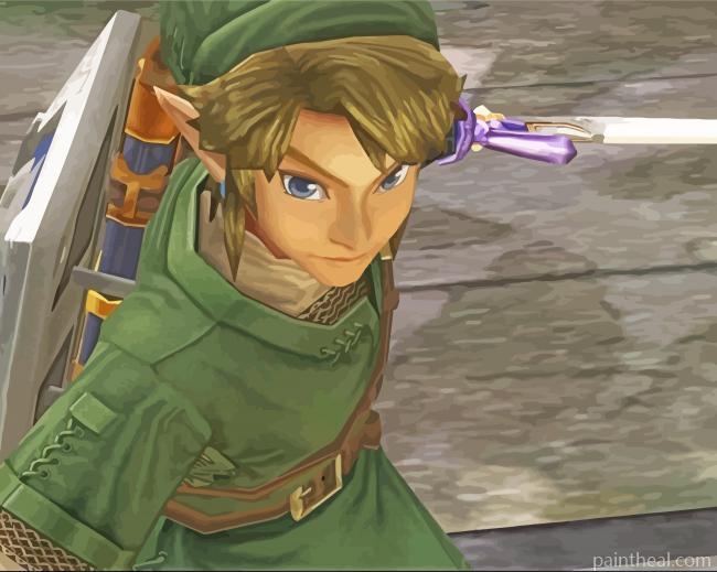Twilight Princess Zelda Painting By Numbers Kits