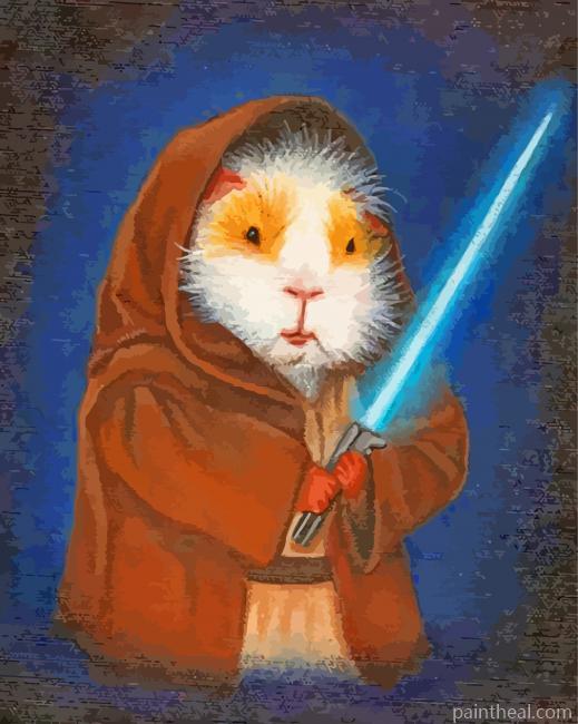 Warrior Guinea Pig Painting By Numbers Kits