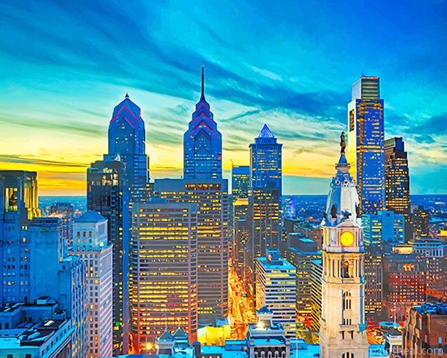 Philadelphia USA NEW Painting By Numbers Kits