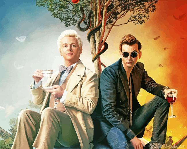 Good Omens Actors Painting By Numbers Kits