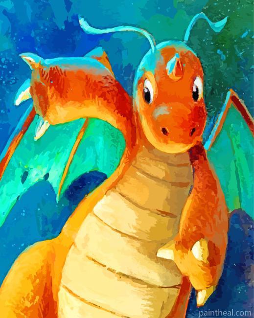 Dragonite Art Painting By Numbers Kits