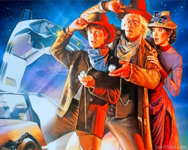Back To The Future Characters Painting By Numbers Kits