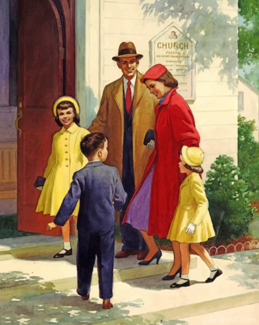 Classy Family Painting By Numbers Kits