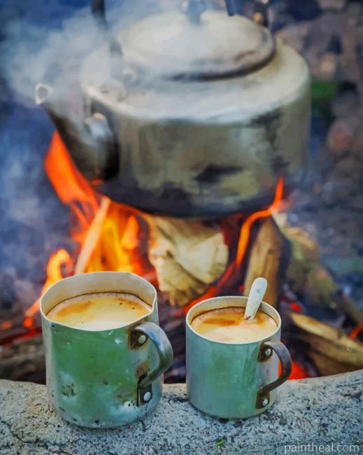 Coffee And Camping NEW Painting By Numbers Kits