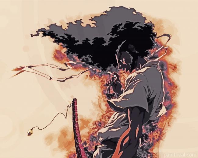 Afro Samurai Game Painting By Numbers Kits