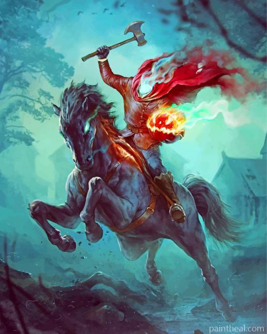 Headless Horseman Painting By Numbers Kits