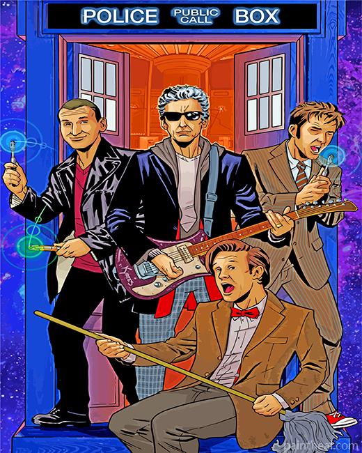 Doctor Who Painting By Numbers Kits