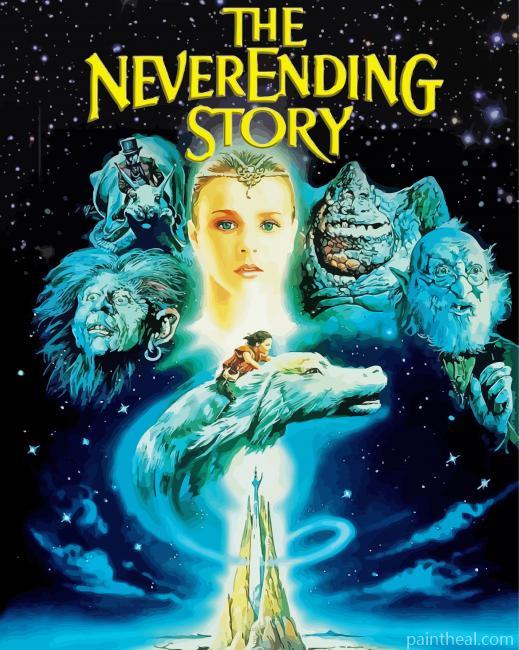 The NeverEnding Story Movie Poster Painting By Numbers Kits