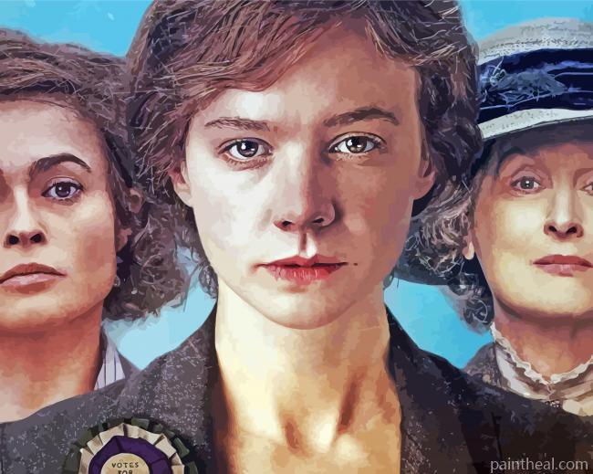 Suffragette movie Painting By Numbers Kits