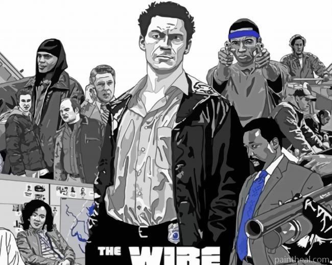The Wire Poster -Paint By Numbers Painting By Numbers Kits
