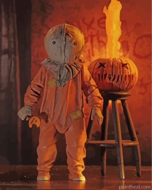 Trick r Treat Horror Movie Painting By Numbers Kits