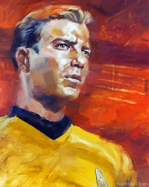 Aesthetic Captain Kirk Painting By Numbers Kits