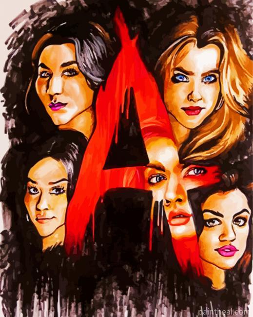 Aesthetic Pretty Little Liars Painting By Numbers Kits