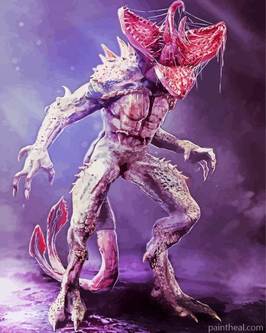 Demogorgon Stranger Things Painting By Numbers Kits