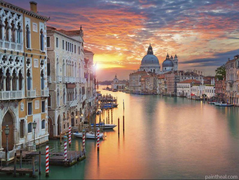 Waterborne Venice Cities Painting By Numbers Kits