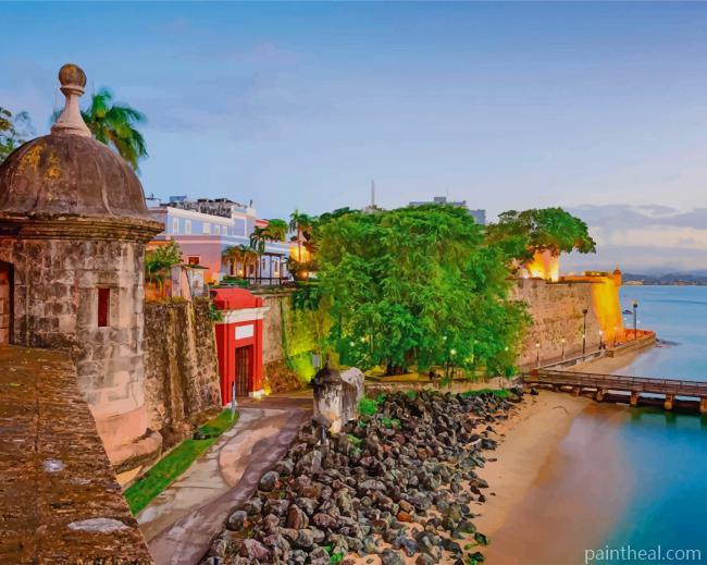 San Juan Puerto Rico NEW Painting By Numbers Kits