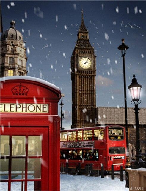 London Winter Cities Painting By Numbers Kits