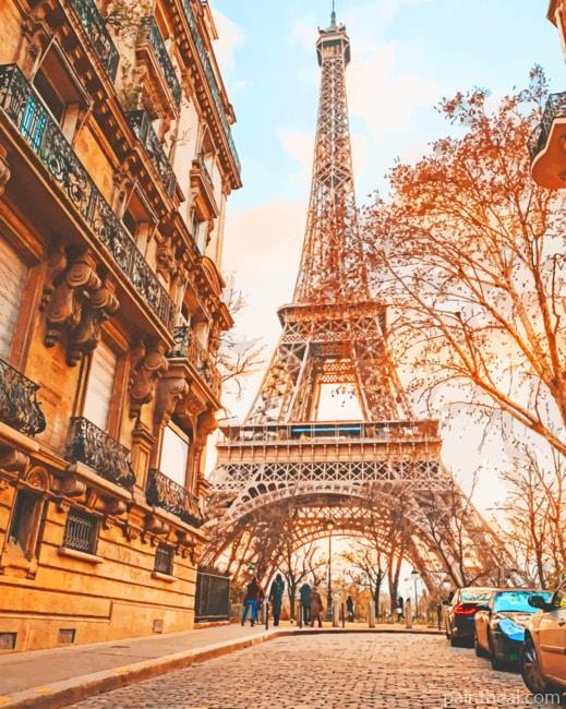 Aesthetic Paris Street NEW Painting By Numbers Kits