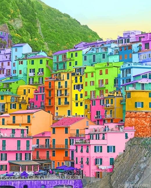 Cinque Terre National Park Italy NEW Painting By Numbers Kits
