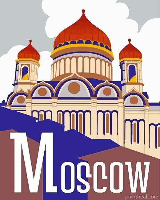 Moscow Painting By Numbers Kits