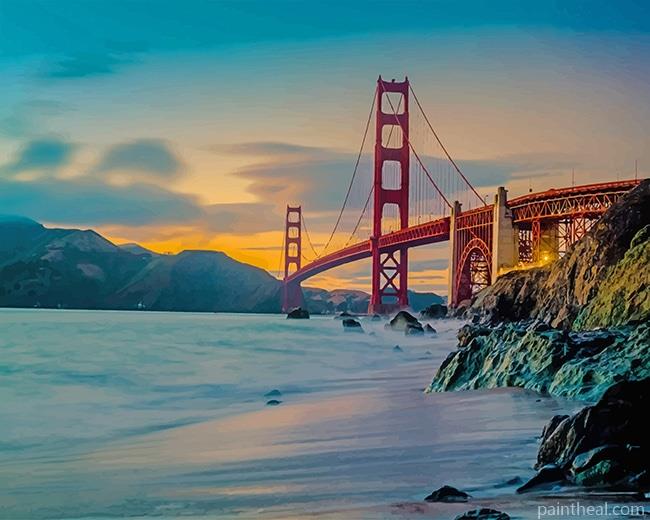 Golden Gate Bridge San Francisco NEW Painting By Numbers Kits
