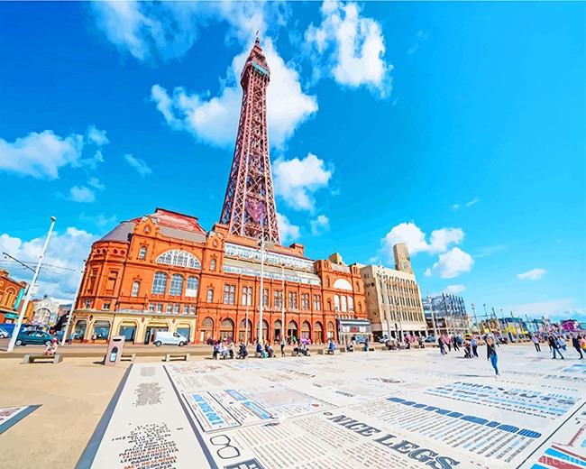 Blackpool Tower England NEW Painting By Numbers Kits