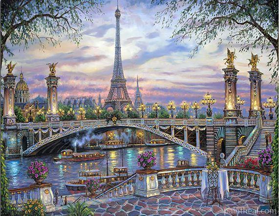 Paris River Painting By Numbers Kits