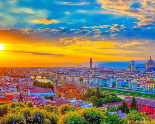 Piazzale Michelangelo Florence NEW Painting By Numbers Kits