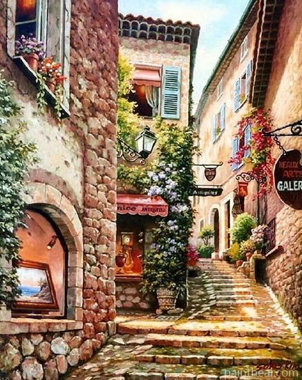 Roma Streets Cities Painting By Numbers Kits