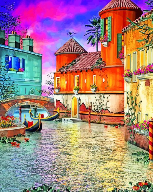 City Of Water Venice Painting By Numbers Kits