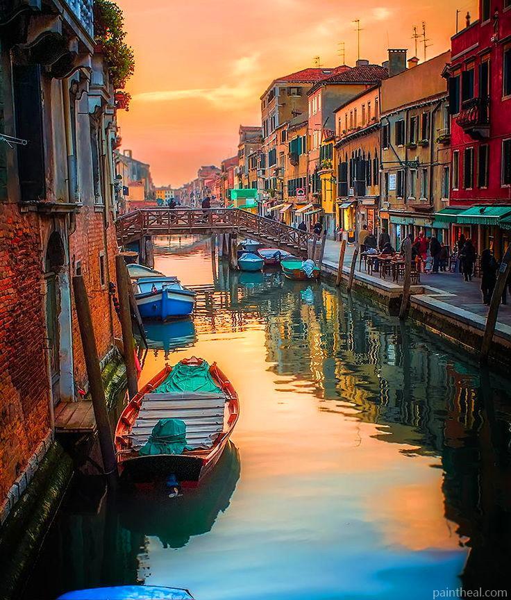 Water Street Venice Cities Painting By Numbers Kits