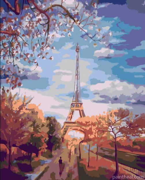 Paris Cities Painting By Numbers Kits