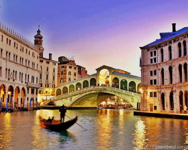 Rialto Bridge Venice NEW Painting By Numbers Kits