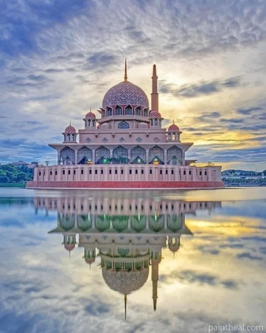 Masjid Putra Malaysia NEW Painting By Numbers Kits