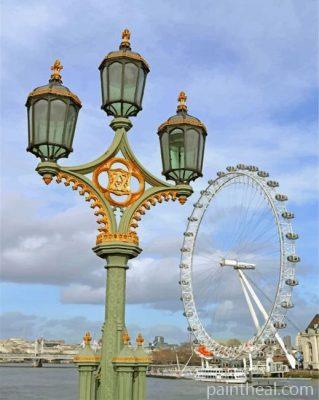 London Eye And Lantern Painting By Numbers Kits