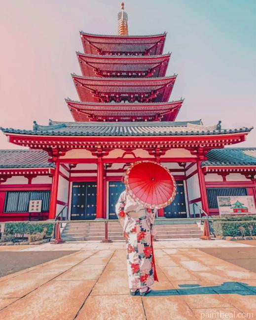 Senso Ji Japan NEW Painting By Numbers Kits