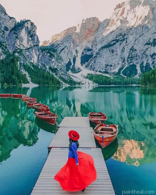 The Fanes Sennes Prags Nature Park Italy NEW Painting By Numbers Kits