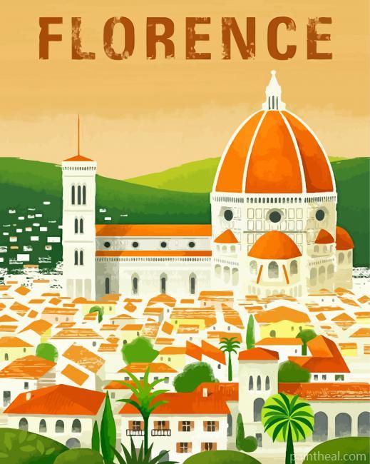 Florence Italy Europe Painting By Numbers Kits