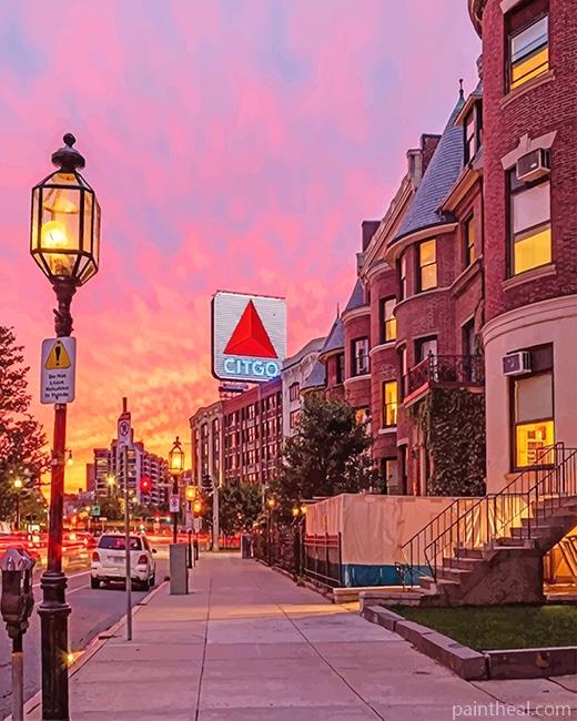 Boston Streets NEW Painting By Numbers Kits